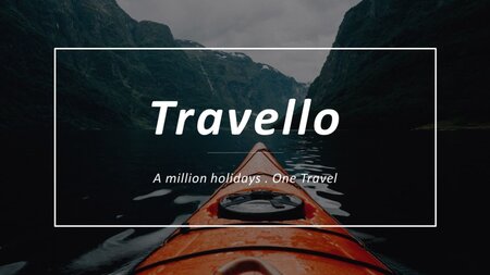 Turistbyrån Google Presentationsmall för nedladdning