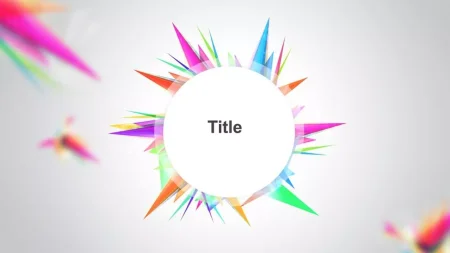 Attraktiv fantastisk färgstark Google Presentationsmall för nedladdning