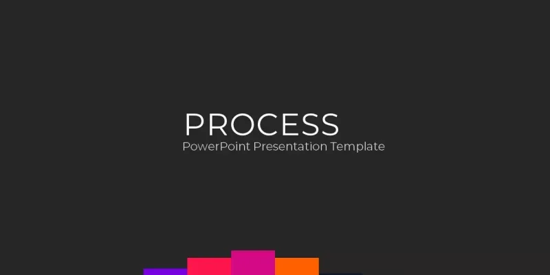 Beautiful Modern Process Google Slides template for download