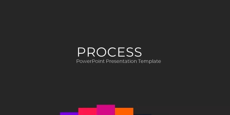 Hermoso proceso moderno Plantilla de Presentaciones de Google para descargar
