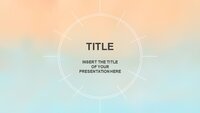 Clean Gradient Graphs Google Slides template for download