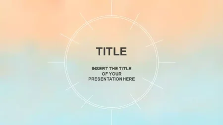Nettoyer les graphiques de dégradé Modèle Google Slides à télécharger