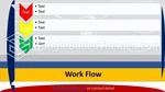 Arbeidsflyt Diagrammer Med Flere Farger Google Presentasjoner Tema Slide 03