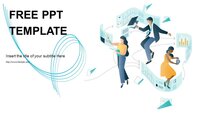 Timeline Infographic Style Google Slides template for download