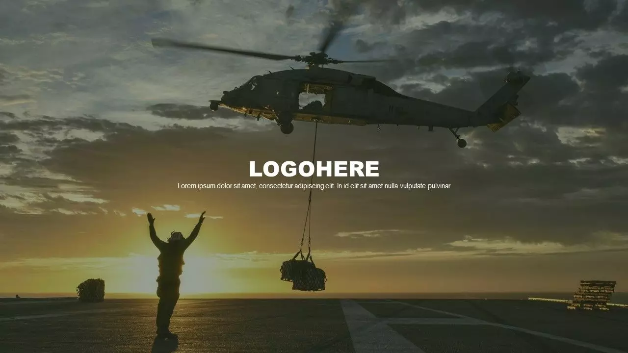 Hærens soldat forhåndsvisning presentasjonstema, image size:1280x720